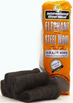 12 Pack, Steel Wool Hand Pads (16 Pads/bag) – Grade #000